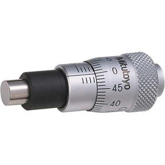 Mitutoyo - Mechanical Micrometer Heads Minimum Measurement (mm): 0.00 Maximum Measurement (mm): 6.50 - Caliber Tooling