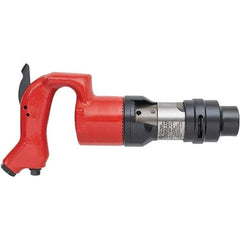 Chicago Pneumatic - 2,750 BPM, 1" Stoke Length, Pneumatic Chipping Hammer - 28 CFM, 3/8 NPT - Caliber Tooling