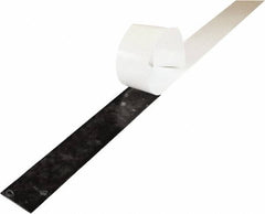 Value Collection - 3/8" Thick x 2" Wide x 36" Long, Adhesive Backed Buna-N Rubber Strip - Stock Length, 60 Shore A Durometer, 1,000 psi Tensile Strength, -30 to 220°F, Black - Caliber Tooling