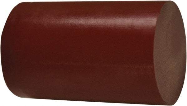 TriStar - 3' Long, 7/8" Diam, Plastic Plastic Rod - + 1/4 - 0.0" Length Tolerance, +0.020/-0.000" Diam Tolerance, 75D Hardness, Maroon - Caliber Tooling