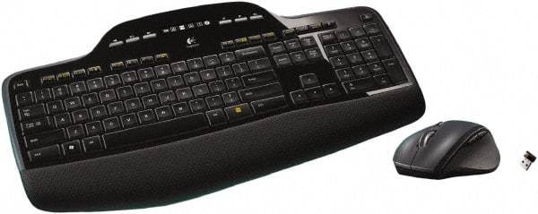 Logitech - Black Keyboard/Mouse - Use with Computer - Caliber Tooling