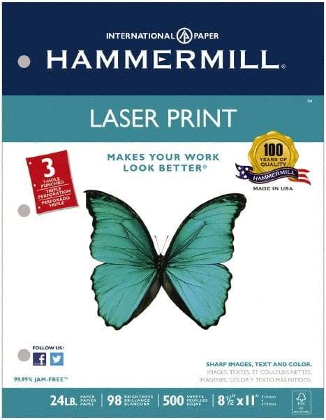 Hammermill - White Copy Paper - Use with Laser Printers, Copiers - Caliber Tooling