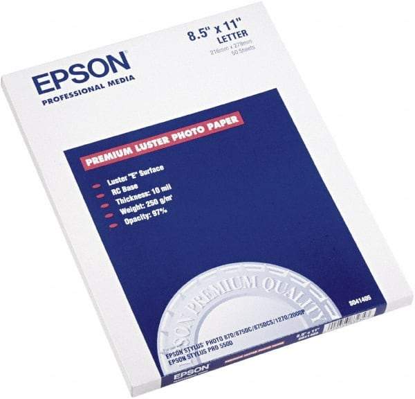 Epson - White Photo Paper - Use with Inkjet Printers - Caliber Tooling