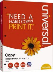 UNIVERSAL - White Copy Paper - Use with Laser Printers, Copiers, Plain Paper Fax Machines - Caliber Tooling