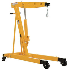 Vestil - 6,000 Lb Load Capacity, Steel Shop Crane - 6' 23/64" Span - Caliber Tooling