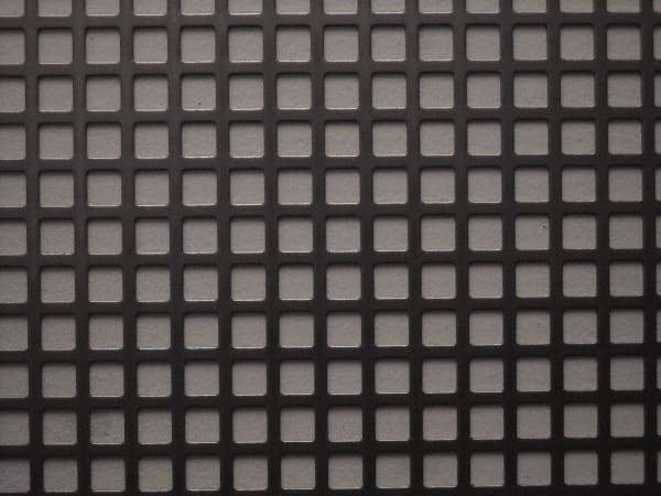 Value Collection - 36 x 40 x 0.06" Perforated Carbon Steel Sheet - 1/2" Straight Square Holes, 11/16" Hole Spacing - Caliber Tooling