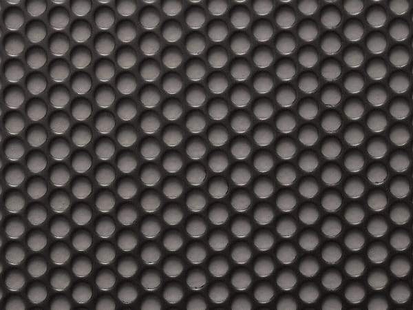 Value Collection - 36 x 40 x 0.06" Perforated Carbon Steel Sheet - 1/4" Staggered Round Holes, 5/16" Hole Spacing - Caliber Tooling