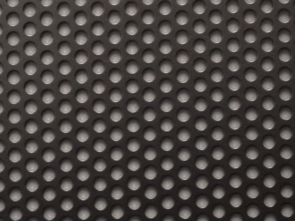 Value Collection - 0.06" Thick x 36" Wide x 40" Long, Stainless Steel Perforated Sheet - 1/4" Round Holes x 3/8" Spacing - Caliber Tooling