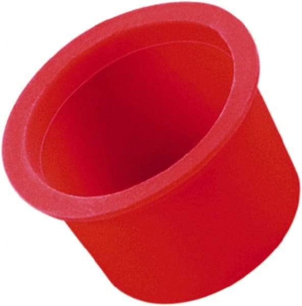 Caplugs - 1-1/2" ID, Round Head, Tapered Masking Cap/Plug - 1.9" OD, 3/4" Long, Silicone, Natural (Color) - Caliber Tooling