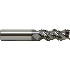 ‎1? Dia. × 1? Shank × 2-1/2? DOC × 6? OAL, Carbide, Gem+, 3 Flute, Straight, Corner Radius, Solid End Mill - Exact Industrial Supply