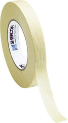 Caplugs - 20mm Wide x 55 m Long Off-White Crepe Paper High Temperature Masking Tape - Series KD1120MM, 7.5 mil Thick - Caliber Tooling