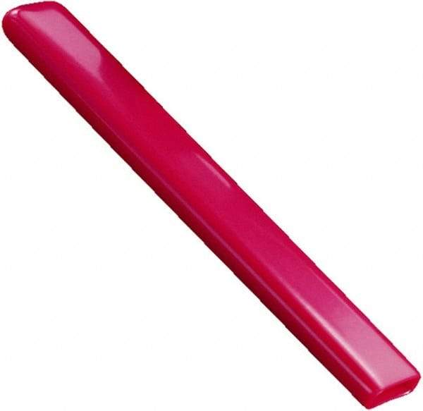 Caplugs - 1/16" x 3/8" x 3/8", Rectangular Head Finishing Cap/Grip - 1" Long, Vinyl, Red - Caliber Tooling