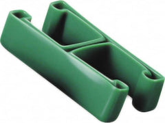 Caplugs - 1-5/8" x 3/4", Flexible Push-On I-Frame End Cap - 1-5/8" Long, Vinyl, Orange - Caliber Tooling