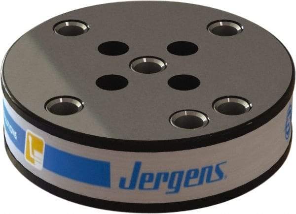 Jergens - 130mm Long x 130mm Wide x 35mm High Steel Fixture Plate - 35mm Plate Thickness - Caliber Tooling