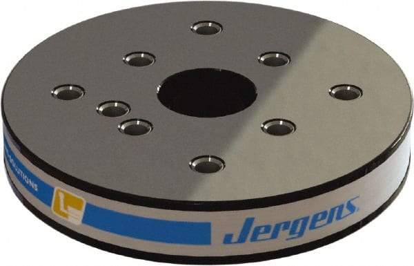 Jergens - 210mm Long x 210mm Wide x 35mm High Steel Fixture Plate - 35mm Plate Thickness - Caliber Tooling