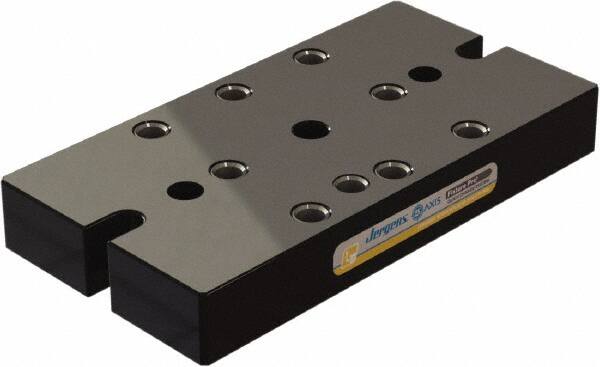 Jergens - 130mm Long x 250mm Wide x 35mm High Aluminum Fixture Plate - 35mm Plate Thickness - Caliber Tooling