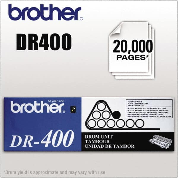 Brother - Black Drum Unit - Use with Brother DCP-7030, 7040, HL-2140, 2150N, 2170W, MFC-7320, 7340, 7345N, 7440N, 7840W - Caliber Tooling