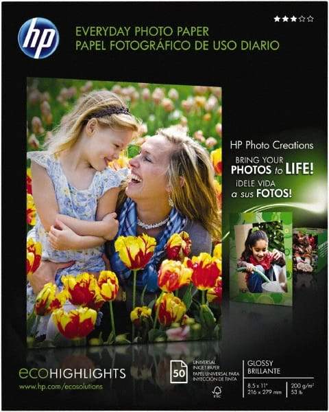 Hewlett-Packard - 8-1/2" x 11" Photo Paper - Use with Inkjet Printers - Caliber Tooling