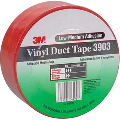 3M - 50 Yd x 49" x 6.5 mil Red Vinyl Duct Tape - Caliber Tooling