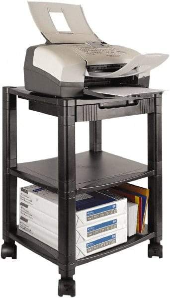 Kantek - Black Printer/Copier Stand - Use with Computer, Fax Machines, Printer - Caliber Tooling