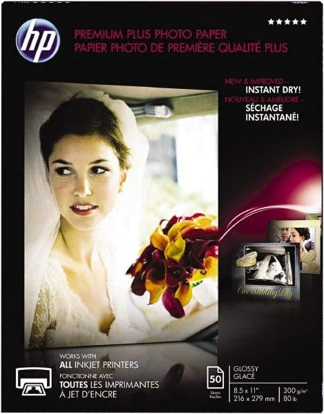 Hewlett-Packard - 8-1/2" x 11" White Photo Paper - Use with Inkjet Printers - Caliber Tooling