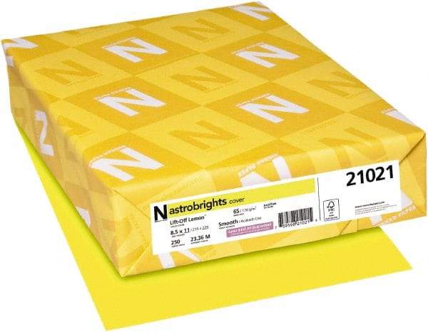 Neenah Paper - 8-1/2" x 11" Lift-Off Lemon Colored Copy Paper - Use with Inkjet Printers, Laser Printers, Copiers - Caliber Tooling