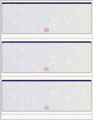 DocuGard - 8-1/2" x 11" Blue & Green Standard Security Check - Use with Inkjet Printers, Laser Printers - Caliber Tooling