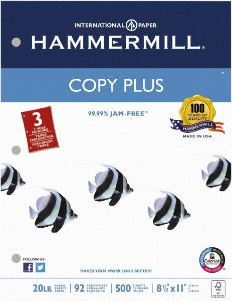 Hammermill - 8-1/2" x 11" White Copy Paper - Use with Laser Printers, Copiers, Fax Machines, Multifunction Machines - Caliber Tooling