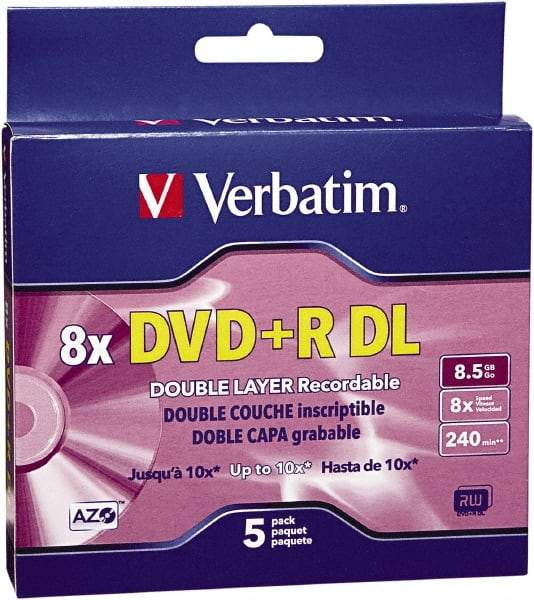 Verbatim - Silver DVD+R Disc - Use with CD, DVD Drives - Caliber Tooling