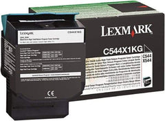 Lexmark - Black Toner Cartridge - Use with Lexmark C544dn, C544dtn, C544dw, C544n, X544dn, X544dtn, X544dw, X544n - Caliber Tooling