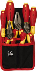 Wiha - 7 Piece Insulated Plier Set - Comes in Clamshell - Caliber Tooling