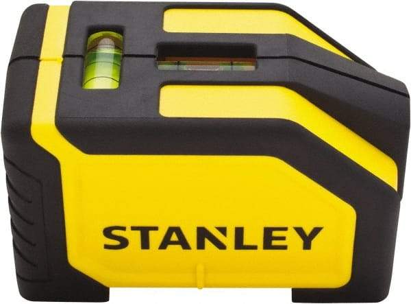 Stanley - 1 Beam 15' Max Range Alignment Laser - Red Beam, 1/8" at 10' Accuracy, 9" Long x 7-1/2" Wide x 2" High, Battery Included - Caliber Tooling