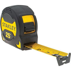 Stanley - 25' x 1-1/8" Tape Measure - 1/16" Graduation, Inch Graduation Style - Caliber Tooling