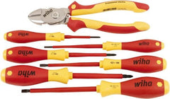 Wiha - 7 Piece Insulated Driver & Bicut Hand Tool Set - Comes in Clamshell - Caliber Tooling