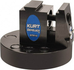 Kurt - 1" Jaw Width, 2" High x 2.69" Long x 2-11/16" Wide Dovetail Reversible Vise - For Use with 4 & 5 Axis Workholding Systems - Caliber Tooling