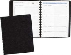 AT-A-GLANCE - 26 Sheet, 8-1/4 x 10-7/8", Appointment Book - Black - Caliber Tooling