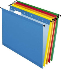 Pendaflex - 8-1/2 x 11", Letter Size, Assorted Colors, Hanging File Folder - 11 Point Stock, 1/5 Tab Cut Location - Caliber Tooling