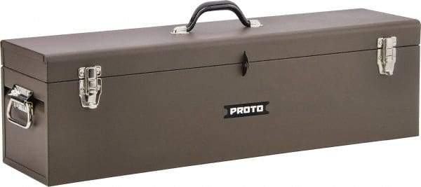 Proto - Carpenter's Tool Box - 32" Wide x 8-1/2" Deep x 9-1/2" High, Steel, Brown - Caliber Tooling