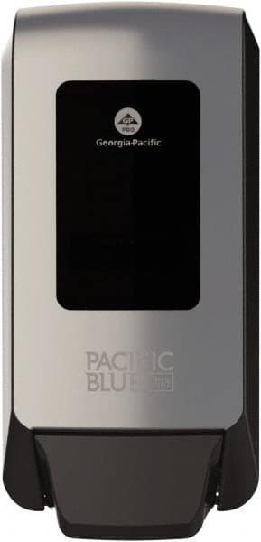 Georgia Pacific - 1000 to 1200 mL Foam Hand Sanitizer Dispenser - Plastic, Wall Mounted, Stainless Steel - Caliber Tooling