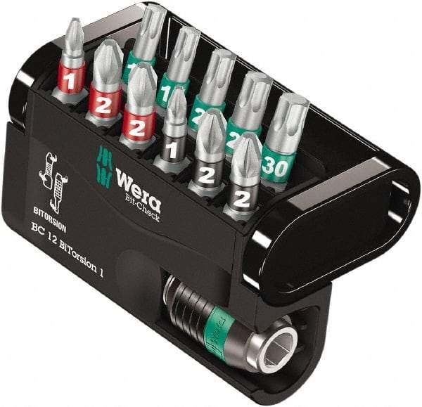 Wera - Posidriv Bit Set - 1/4" Drive - Caliber Tooling