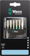 Wera - Posidriv Bit Set - 1/4" Drive - Caliber Tooling