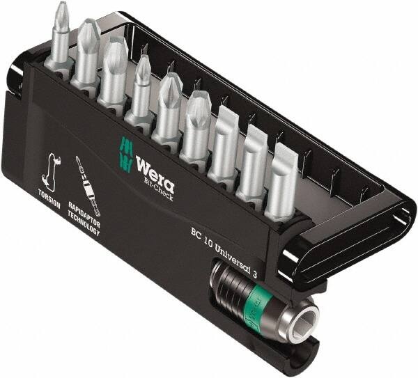 Wera - Posidriv Bit Set - 1/4" Drive - Caliber Tooling