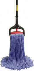 O-Cedar - Blue Deck Mop - 5" Long x 1-1/4" Wide Head, 60" Long Handle, Cotton Blend Head - Caliber Tooling