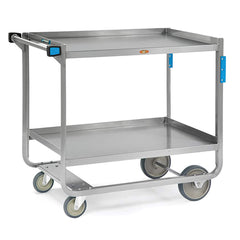 Lakeside - Carts; Type: Utility Cart ; Load Capacity (Lb.): 1000.000 ; Number of Slots: 0 ; Number of Shelves: 2 ; Width (Inch): 25-7/8 ; Length (Inch): 42 - Exact Industrial Supply