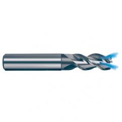 16mm Dia. - 92mm OAL - 45° Helix Bright Carbide End Mill - 3 FL - Caliber Tooling