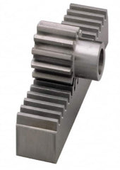 Boston Gear - 3/4" Face Width, 4 Feet Long, 1/2" Thick Steel Gear Rack - 12 Pitch - Caliber Tooling