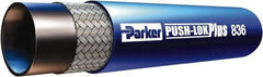 Parker - 1/2" ID x 0.78" OD CTL Push-on Air Hose - 400 Working psi, -55 to 302°F, Blue - Caliber Tooling