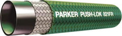 Parker - 1/2" ID x 0.78" OD CTL Push-on Air Hose - 300 Working psi, -40 to 212°F, Green - Caliber Tooling