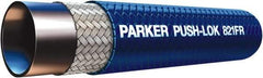 Parker - 1/2" ID x 0.78" OD CTL Push-on Air Hose - 300 Working psi, -40 to 212°F, Blue - Caliber Tooling