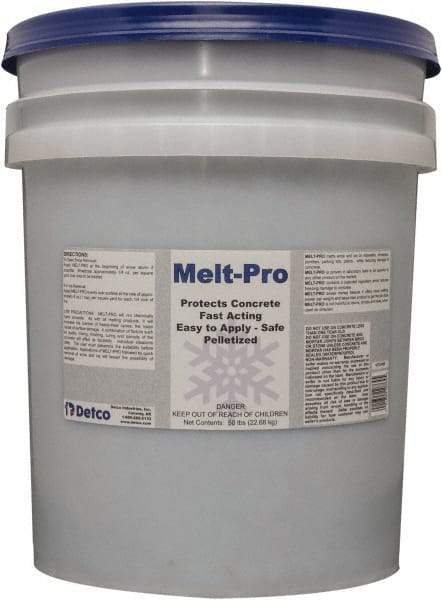 Detco - 50 Lb Pail Sodium Chloride Granules - Effective to -6°F - Caliber Tooling